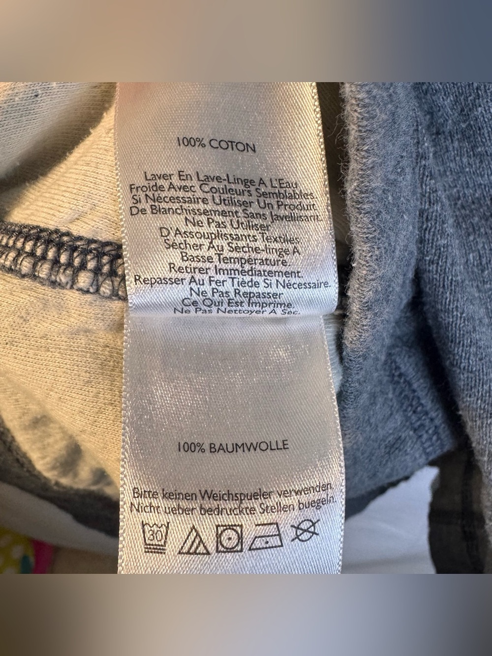 Eddie Bauer Heather Gray Crewneck Pullover - Picture 6 of 7